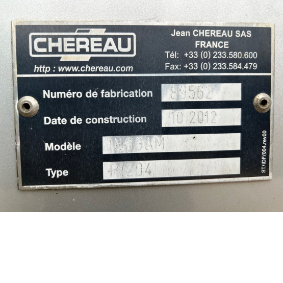 2012 CHEREAU REFRIGERATED TRAILER in Refrigerated (Fridge) Trailers